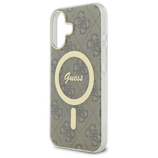 178737_6 Guess IML 4G MagSafe Case for iPhone 16 Plus - Browneng