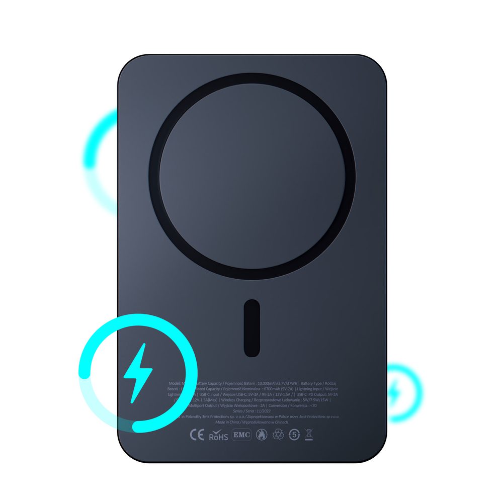 178974_5 Powerbank 3mk MagSynergy with MagSafe 5000 mAh 18W - blackeng
