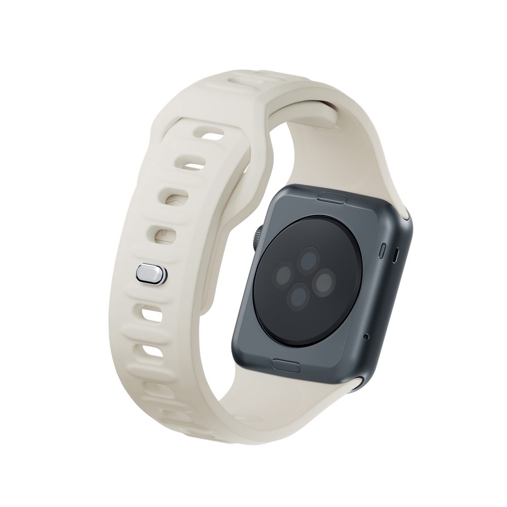 3mk Silicone Watch Strap for Apple Watch 38/40/41 mm - whiteeng