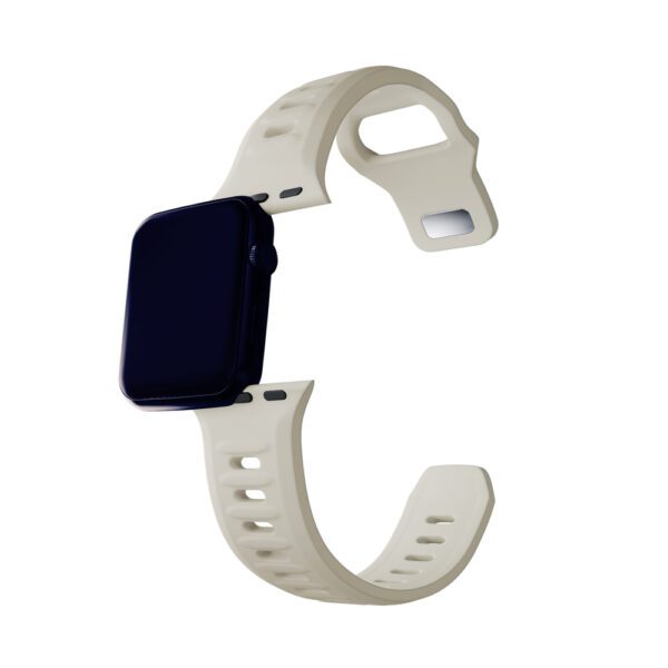 3mk Silicone Watch Strap for Apple Watch 38/40/41 mm - whiteeng