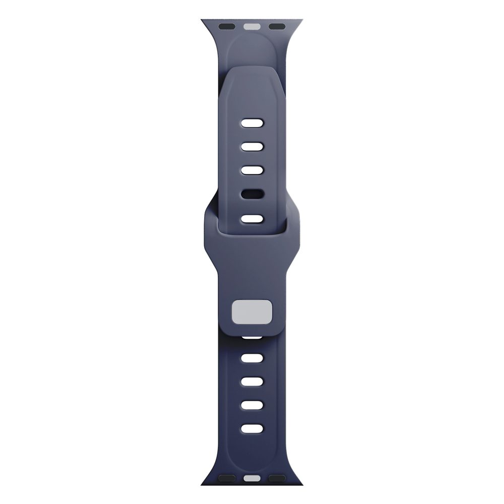 180071_6 3mk Silicone Watch Strap for Apple Watch 42 / 44 / 45 / 49 mm - grayeng