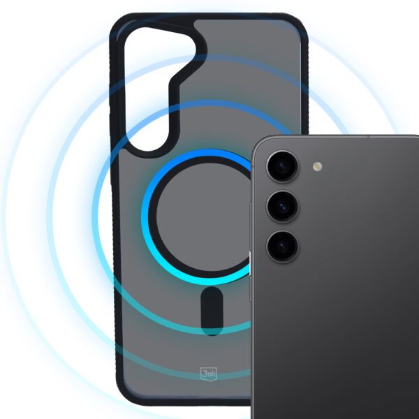 181443_4 3mk Smoke MagCase for Samsung Galaxy S23 5G - Blackeng