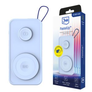 Powerbank 3mk PastelUp 10,000mAh 22.5W USB 1A1C - blueeng