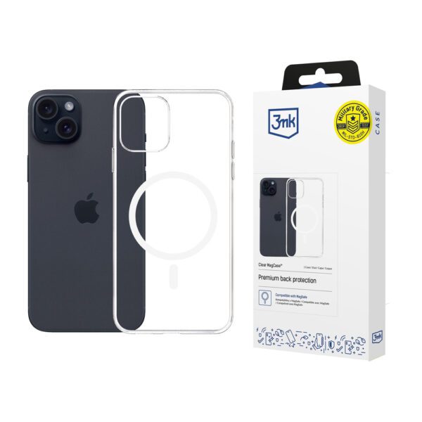 3mk Clear MagCase for Apple iPhone 15 - transparenteng