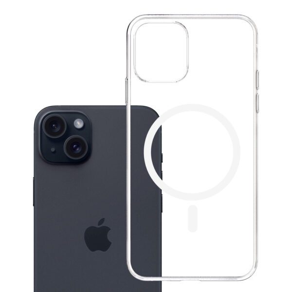 3mk Clear MagCase for Apple iPhone 15 - transparenteng