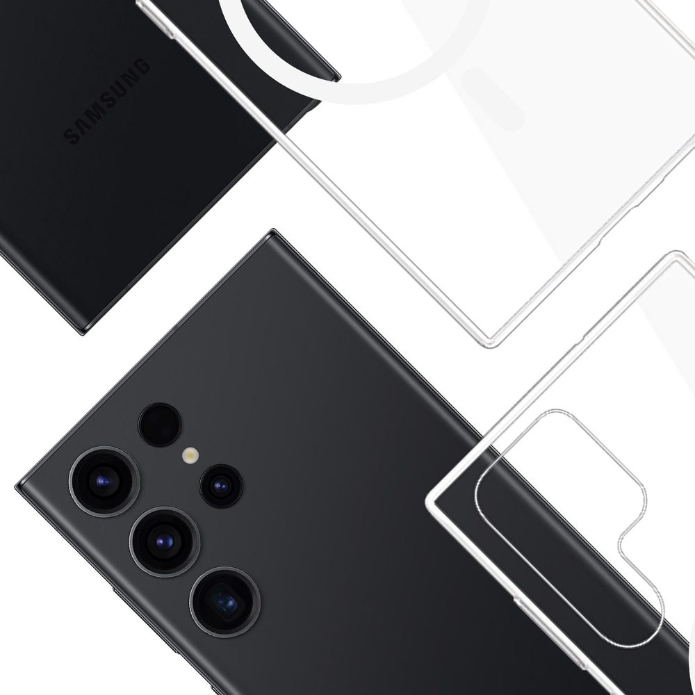 3mk Clear MagCase for Samsung Galaxy S24 Ultra - transparenteng