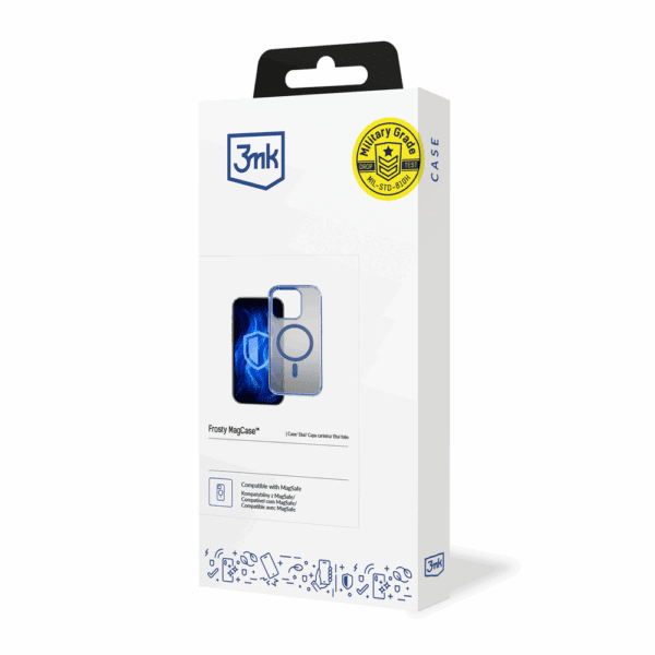 182148_2 3mk Frosty MagCase Blue Case for Apple iPhone 15 Pro - Blueeng