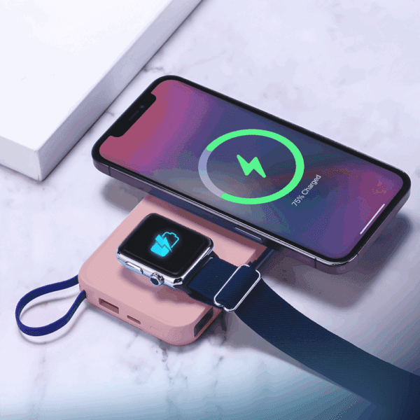 182393_4 Powerbank 3mk PastelUp 10,000mAh 22.5W USB 1A1C - pinkeng