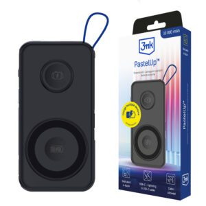Powerbank 3mk PastelUp 10,000mAh 22.5W USB 1A1C - blackeng