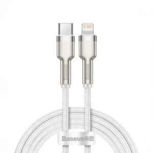Baseus Cafule Series Metal Data USB-C / Lightning 20W PD cable 1 m - whiteeng