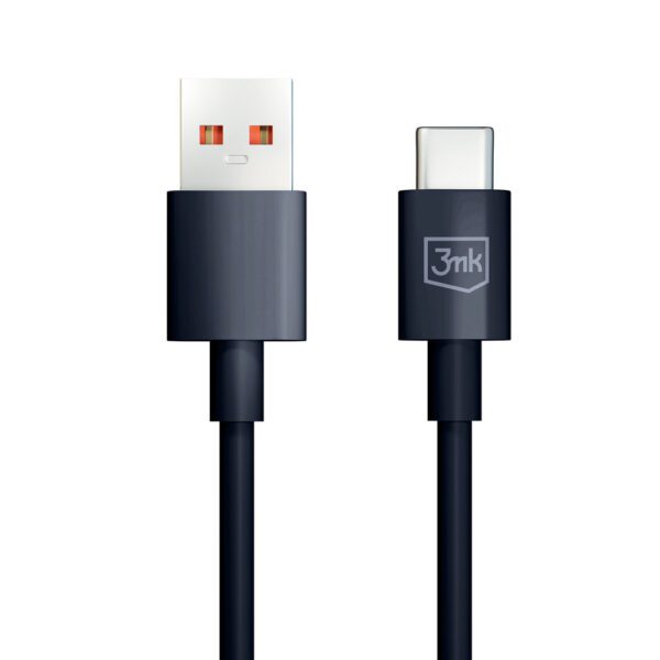 184368_2 3mk Hyper Cable USB-A / USB-C 1.2m 5A - blackeng
