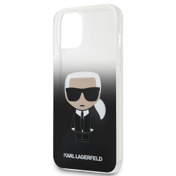 187299_8 Karl Lagerfeld KLHCP12LTRDFKBK iPhone 12 Pro Max 6.7" black/black hardcase Gradient Ikonik Karleng