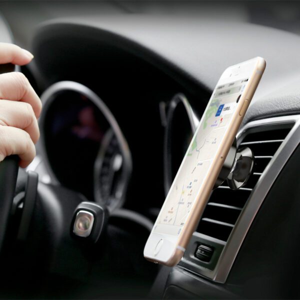 Baseus Magnet Iron Suit self-adhesive plates for magnetic holders - silver and black (2 pcs.)eng