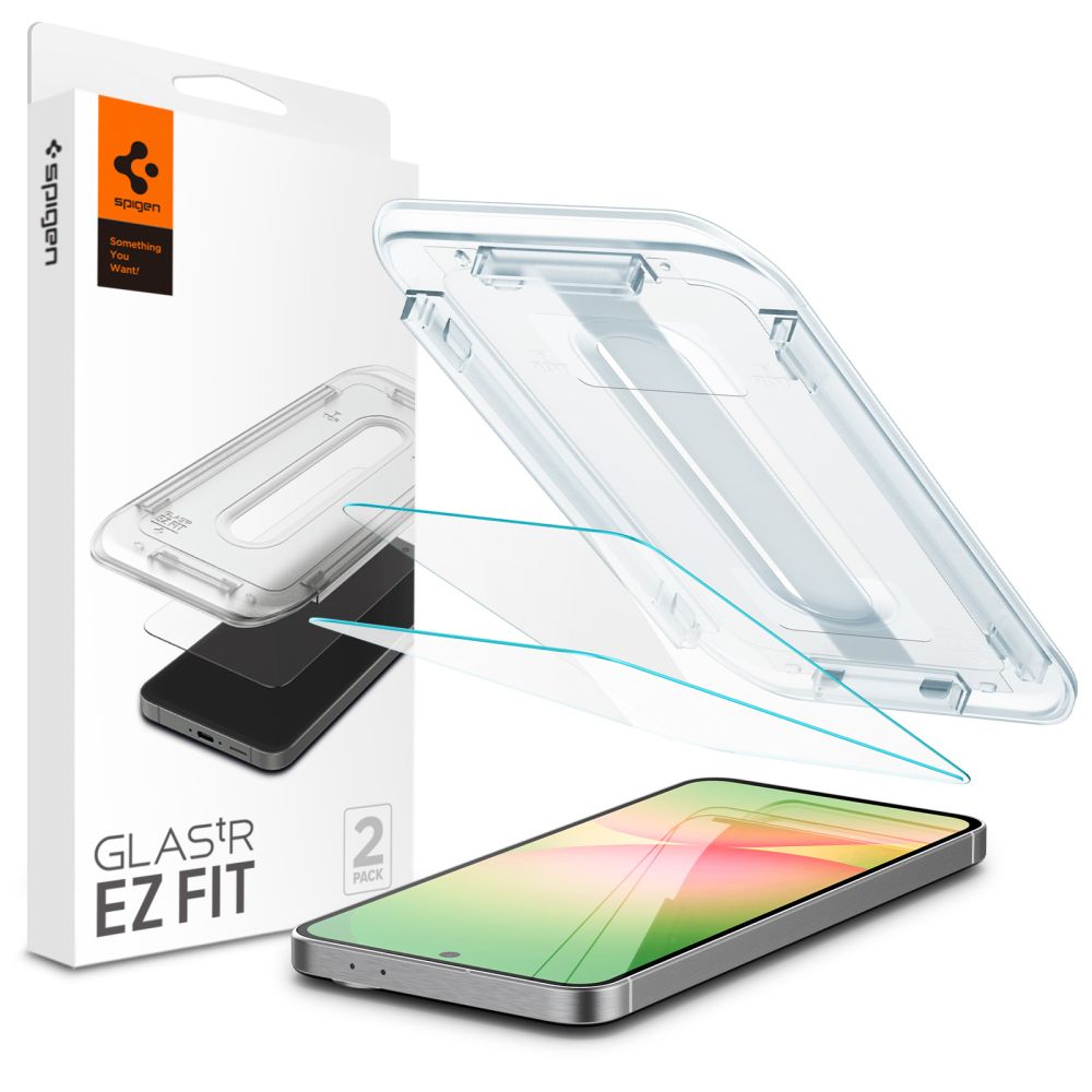 CREATOR: gd-jpeg v1.0 (using IJG JPEG v62), quality = 80 Spigen Glas.tR EZ Fit Tempered Glass for Samsung Galaxy S24 FE (2 pcs.)eng