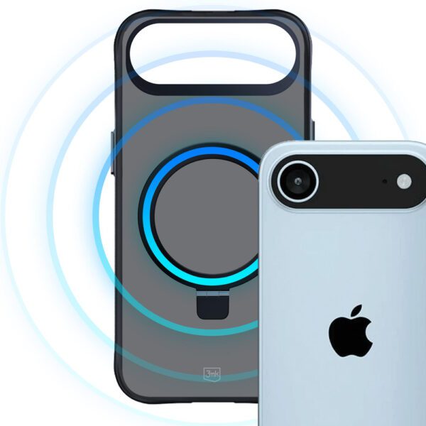 3mk Smoke Case Mag&Stand for iPhone Air - Blackeng
