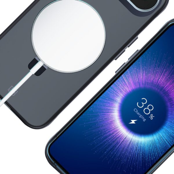 3mk Smoke Case Mag&Stand for iPhone Air - Blackeng