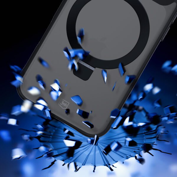 3mk Smoke Case Mag&Stand for iPhone 17 Pro Max - Blackeng