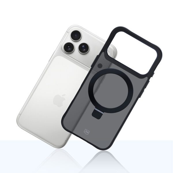 3mk Smoke Case Mag&Stand for iPhone 17 Pro Max - Blackeng