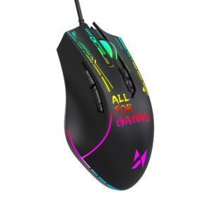 Wozinsky WMGK-7200 Wired Optical Gaming Mouse 7200 DPI - Blackeng