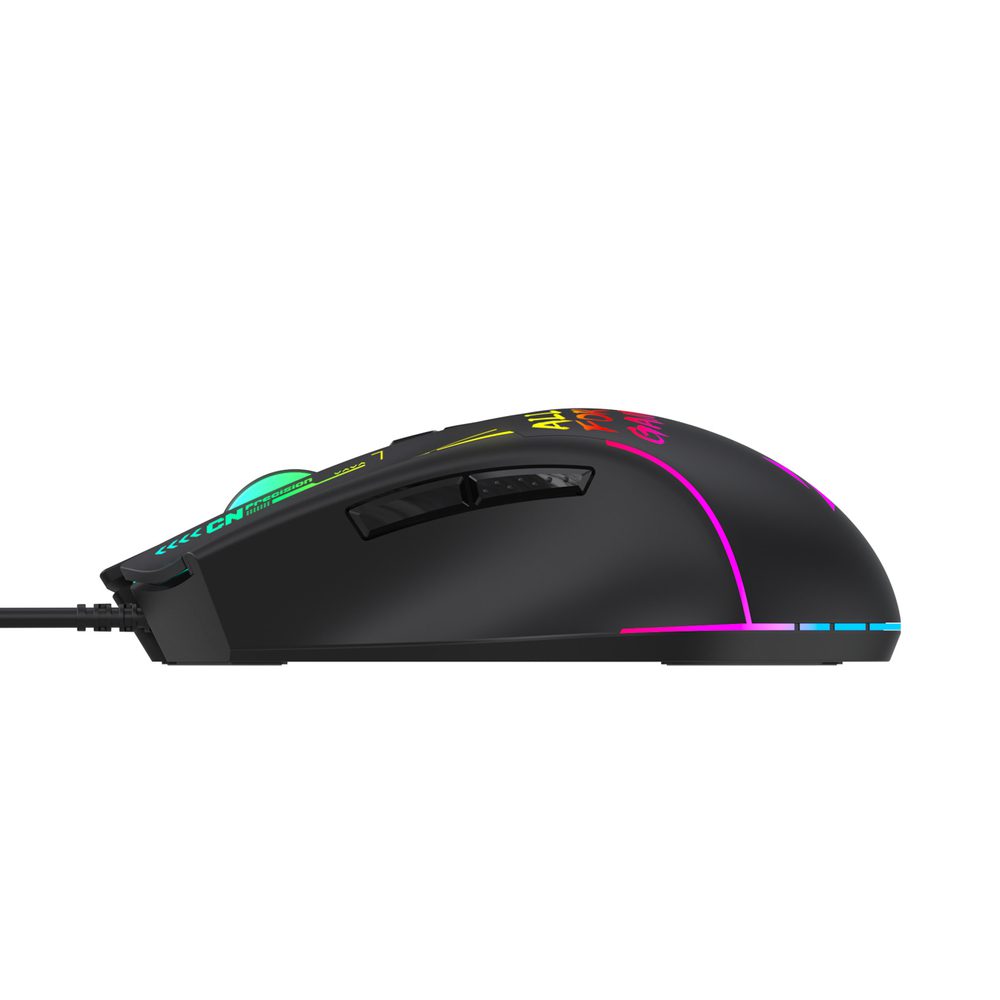 Wozinsky WMGK-7200 Wired Optical Gaming Mouse 7200 DPI - Blackeng