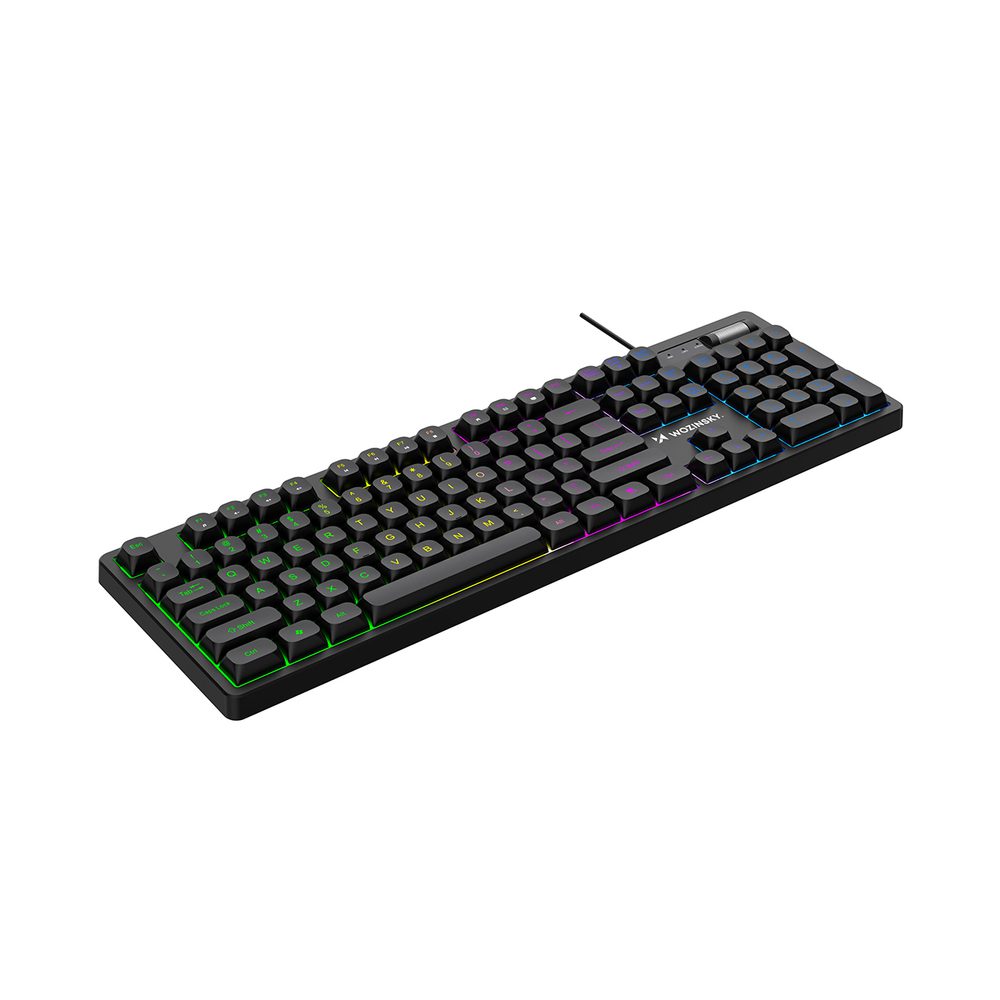 195589_3 Wozinsky WKG-200 rainbow membrane gaming keyboard with scroll wheel - blackeng