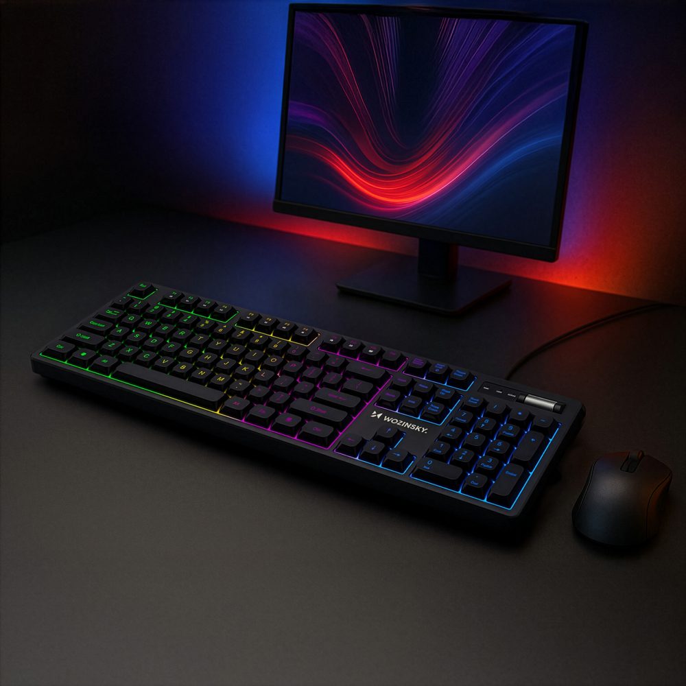 195589_6 Wozinsky WKG-200 rainbow membrane gaming keyboard with scroll wheel - blackeng
