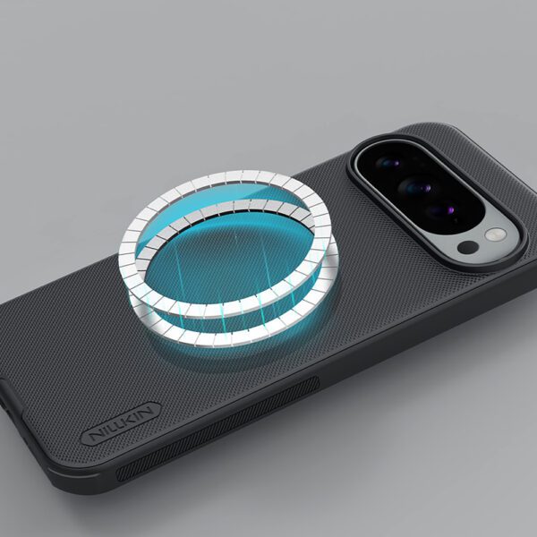 Etui Nillkin Super Frosted Shield Pro Magnetic kompatybilne z MagSafe na Google Pixel 10 Pro XL - czarnepol