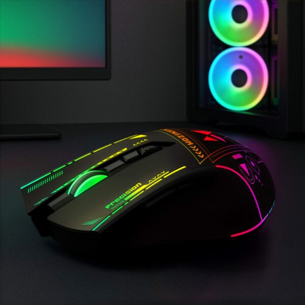Wozinsky WMGB-3200 Wireless Optical Gaming Mouse 3200 DPI - Blackeng