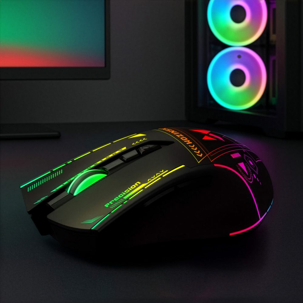 Wozinsky WMGB-3200 Wireless Optical Gaming Mouse 3200 DPI - Blackeng