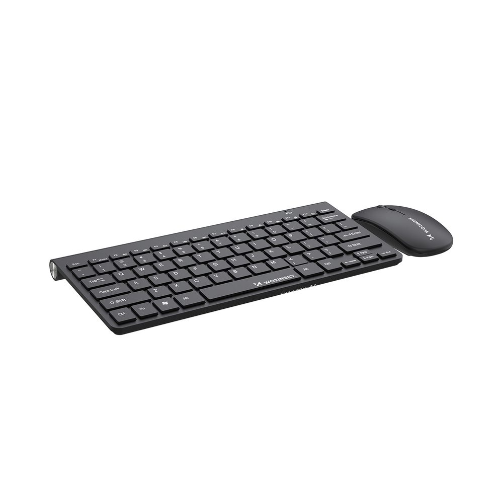 195652_2 Wozinsky Wireless Keyboard + Compact Mouse Set - Blackeng