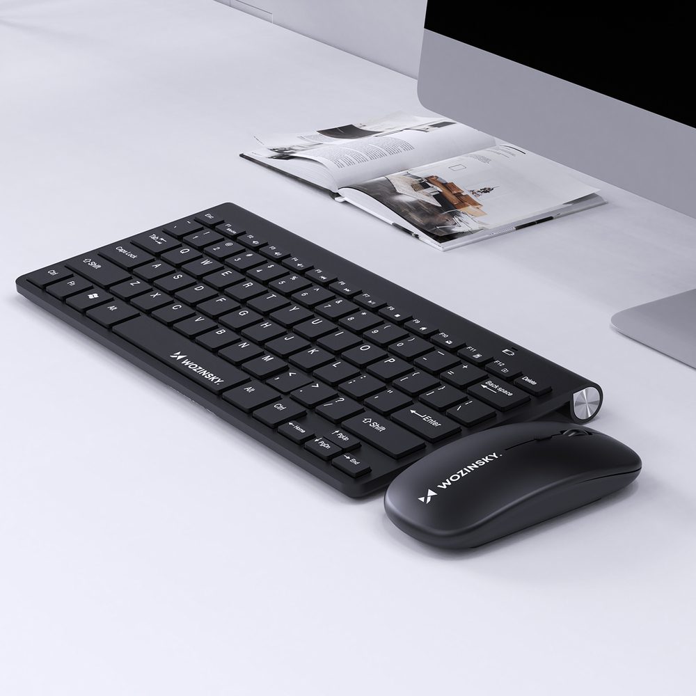 195652_7 Wozinsky Wireless Keyboard + Compact Mouse Set - Blackeng