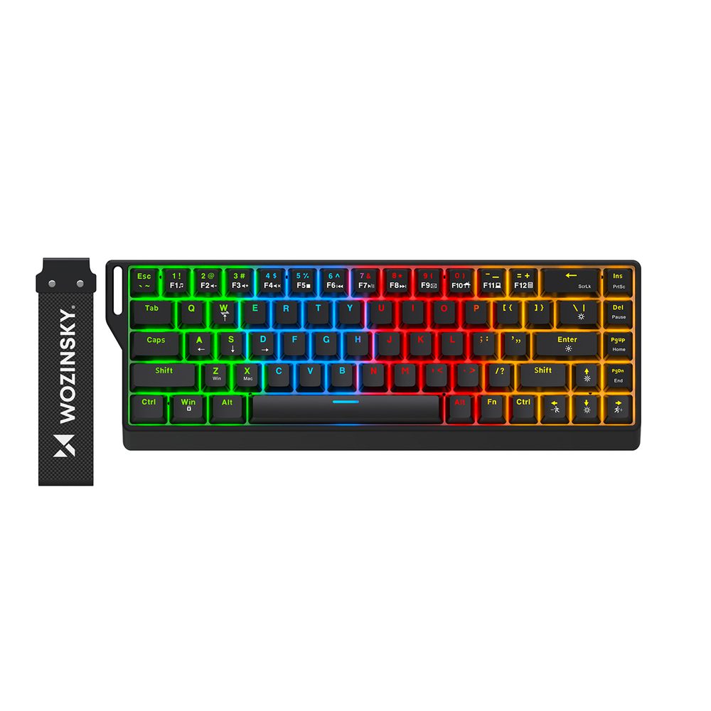 195653_2 Wozinsky WKGP-1165 Mechanical Gaming Keyboard with RGB Backlight - Blackeng