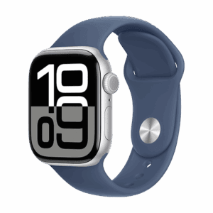 Watch Apple Watch Series 10 GPS 42mm Silver Aluminium Case with Sport Band M/L - Denim