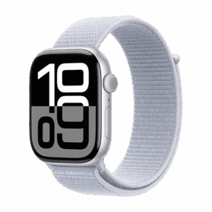 Watch Apple Watch Series 10 GPS 46mm Silver Aluminium Case with Sport Loop - Blue Cloud