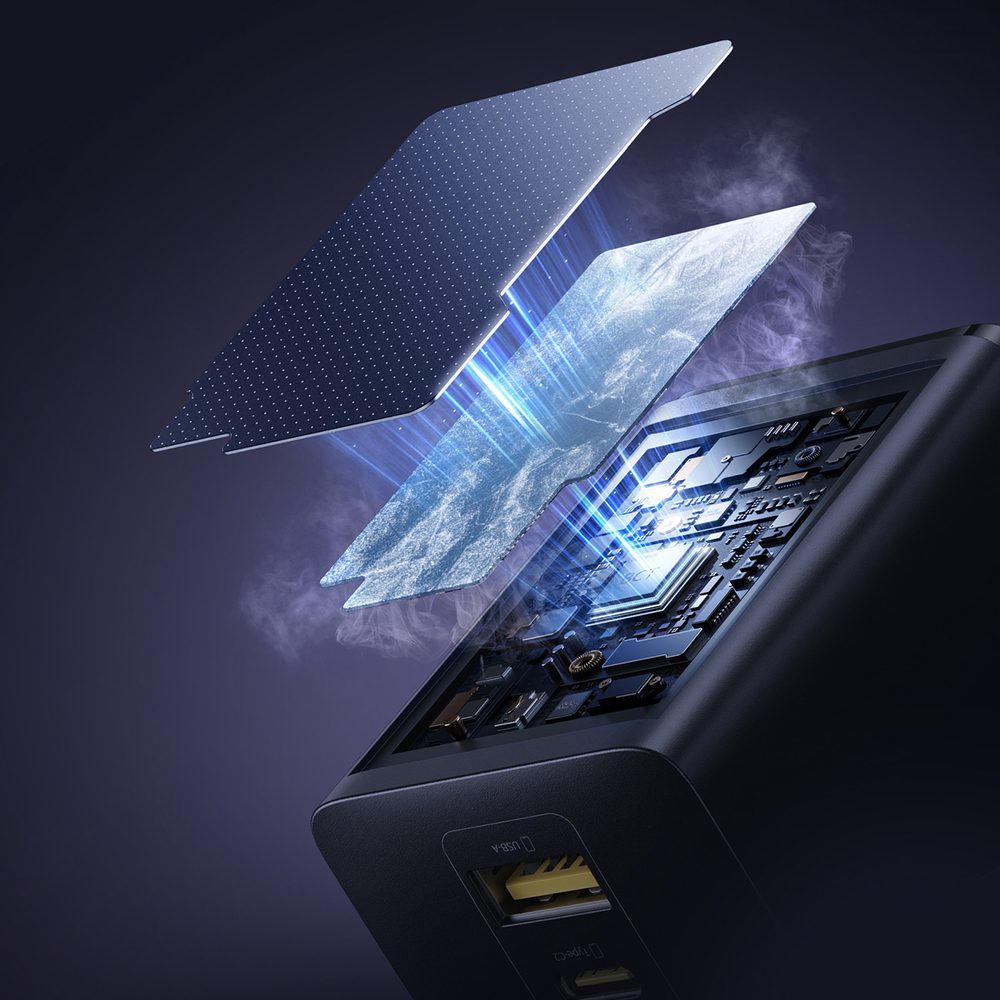 195982_6 Baseus EnerFill FE11 100W Wall Charger 2 x USB-C + USB-A - Blackeng