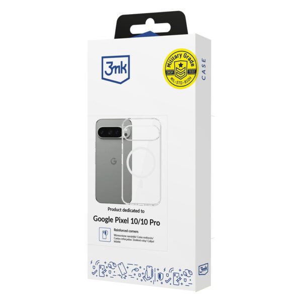 3mk Armor MagCase for Google Pixel 10 / Google Pixel 10 Pro - Transparenteng