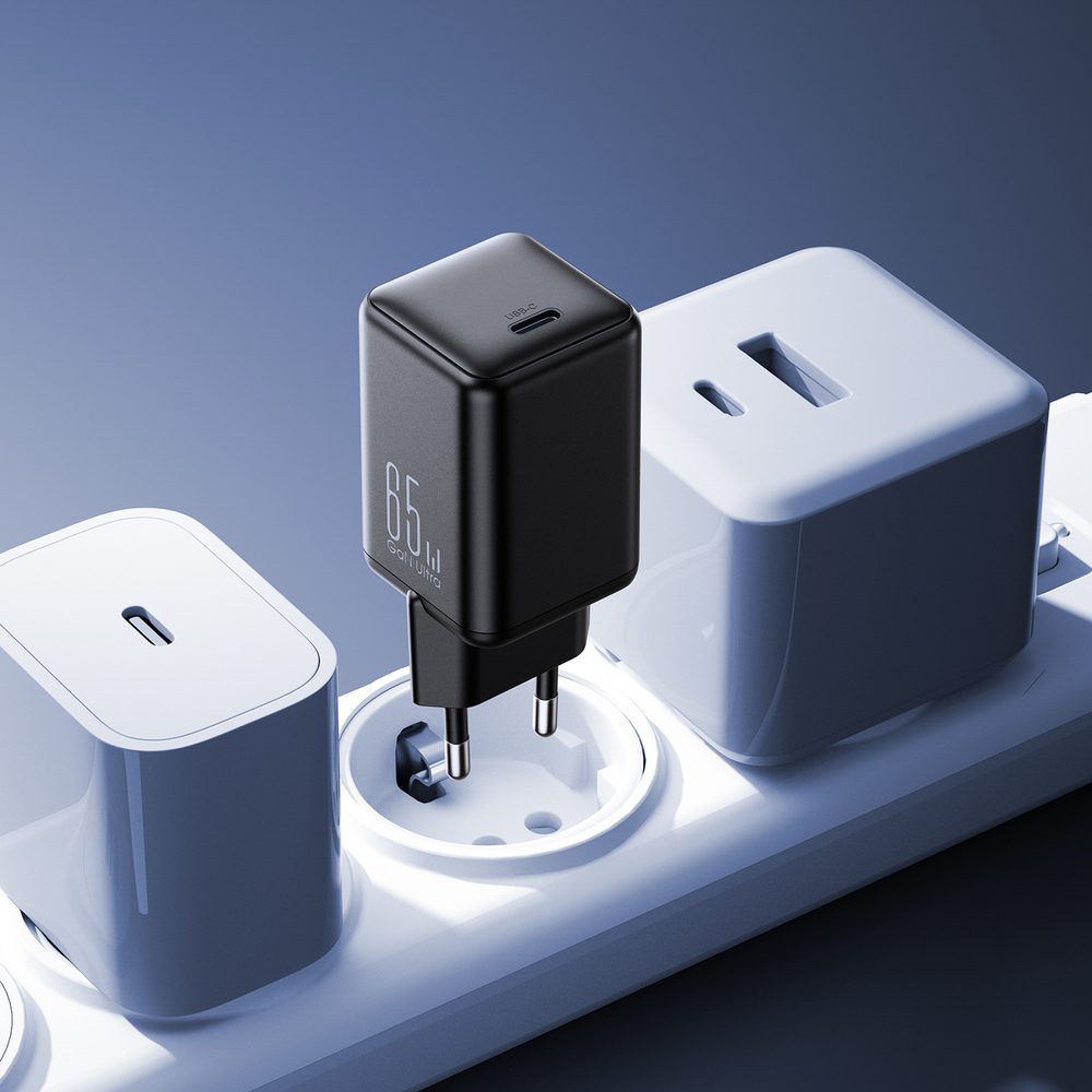 198953_3 Ładowarka sieciowa Joyroom JR-TCG18 65W 1 x USB-C (wtyczka EU) - czarnapol