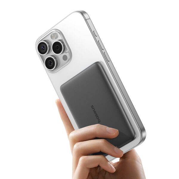 198972_9 Baseus PicoGo AM41 Ultra-Slim 5000mAh 20W MagSafe Compatible Power Bank with Baseus Simple USB-C 60W 30cm Cable - Blackeng