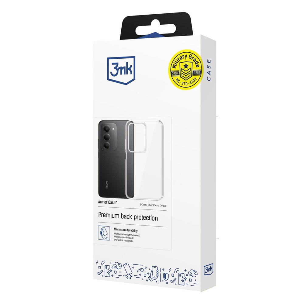 3mk Armor Case for Xiaomi Redmi 15 5G - transparenteng