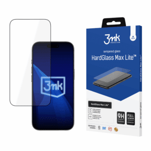 199299_1 3mk HardGlass Max Lite Black Tempered Glass for iPhone Aireng
