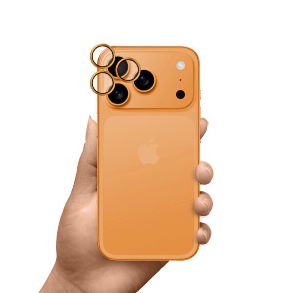 3mk HARDY Lens Protection Pro lens glass for iPhone 17 Pro / 17 Pro Max - orangeeng