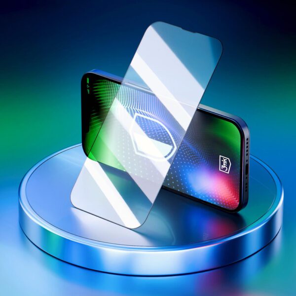 3mk HARDY® Ultra Glass™ tempered glass for iPhone 17 / 16 Proeng