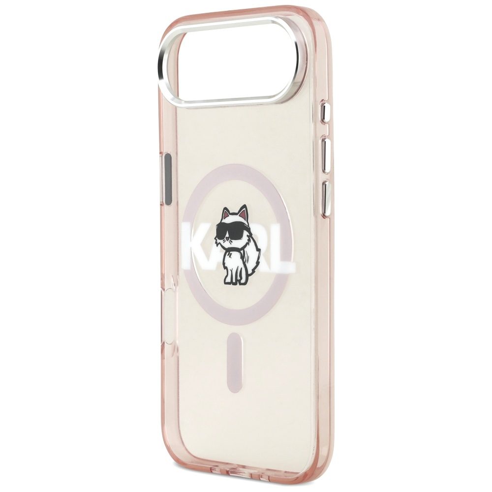 199782_6 Karl Lagerfeld IML Choupette Sketch Logo MagSafe Case for iPhone 17 Air - Pinkeng