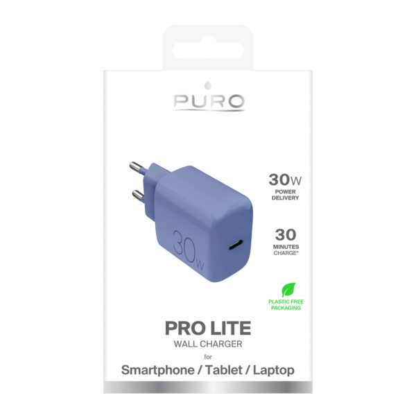 Puro "PRO LITE" wall charger 1xUSB-C, 30Wpol
