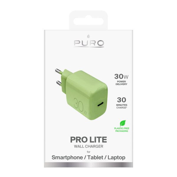 Puro "PRO LITE" wall charger 1xUSB-C, 30Wpol