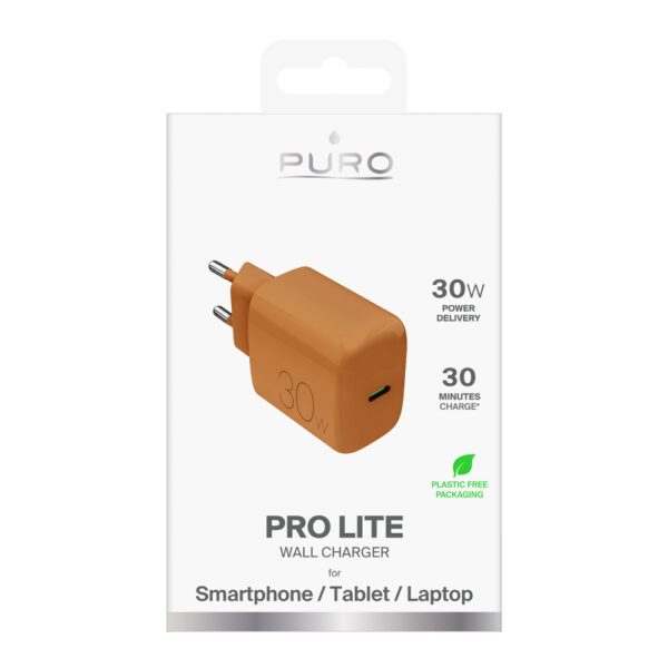 Puro "PRO LITE" wall charger 1xUSB-C, 30Wpol