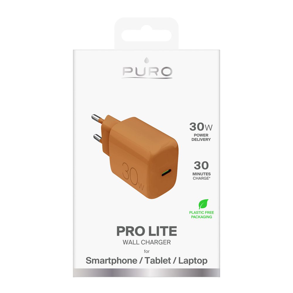 Puro "PRO LITE" wall charger 1xUSB-C, 30Wpol