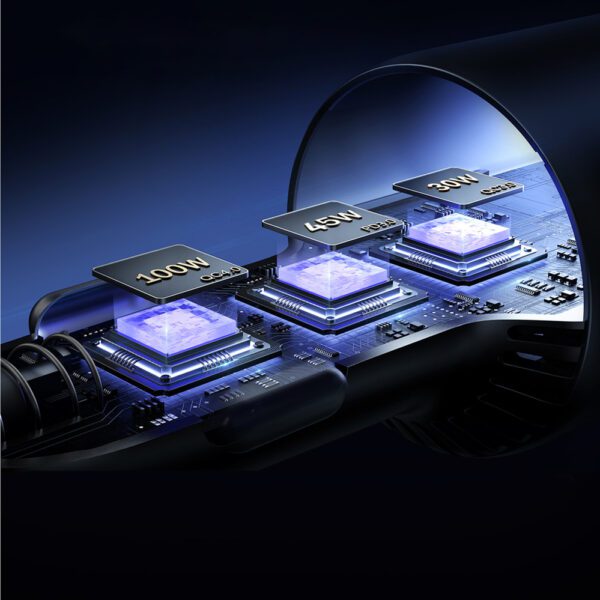 201066_8 Joyroom JR-CCN07 145W Car Charger 2xUSB-C USB-A + 100W USB-C Cable - Dark Grayeng