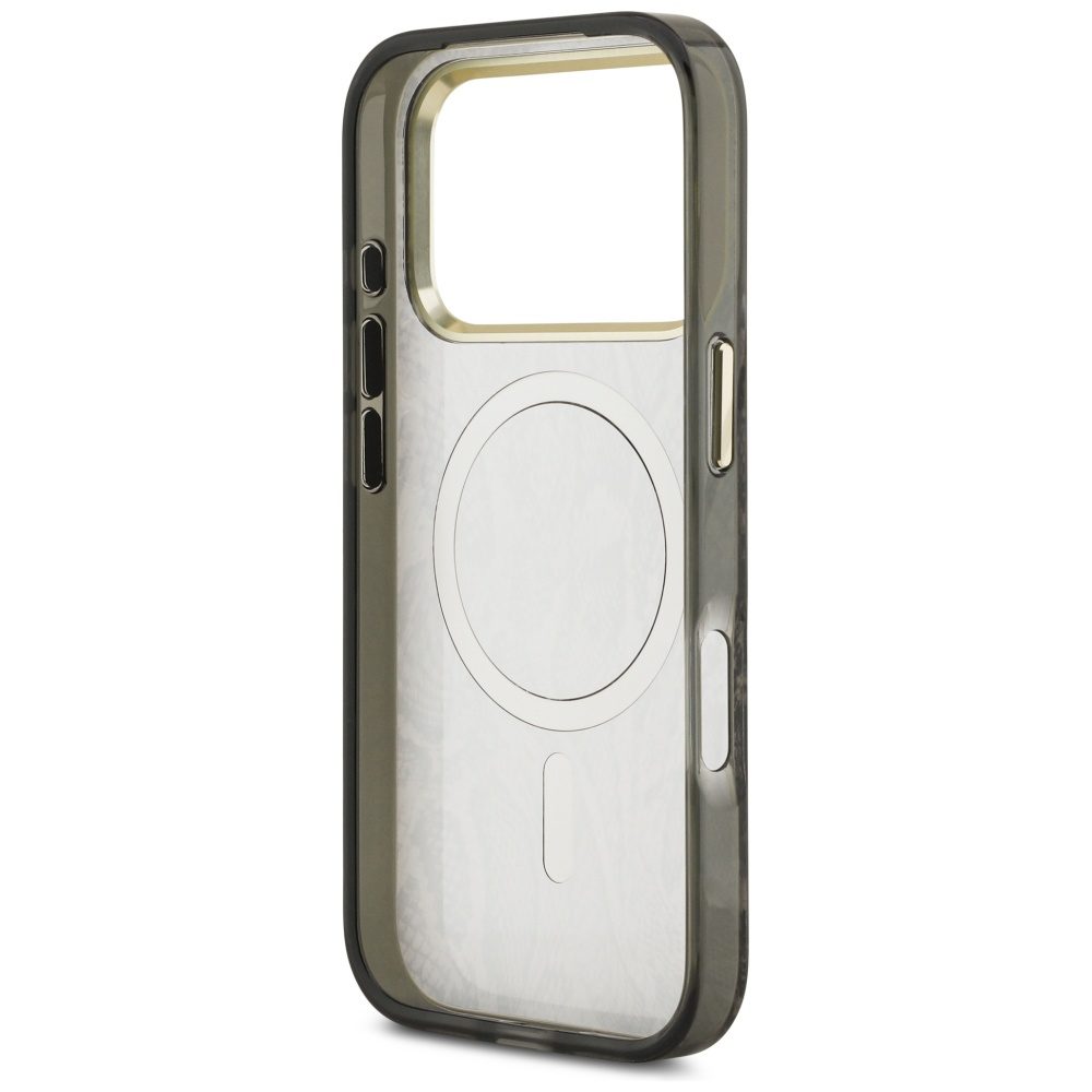 201205_7 Guess Python Pattern MagSafe Case for iPhone 17 Pro - Browneng