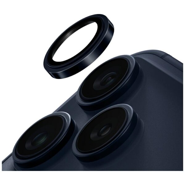 Uniq Optix Prime Camera Lens Protector for iPhone 17 Pro / 17 Pro Max with Applicator - Navy Blueeng